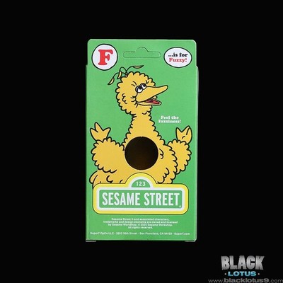 Super 7 ReAction Sesame Street Fuzzy Big Bird Flocked BoxLunch IN