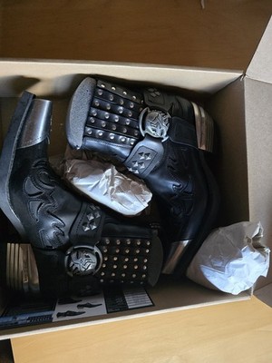 M-7950P-C17 Cowboy Western Stiefelletten Größe 36 Schwarz