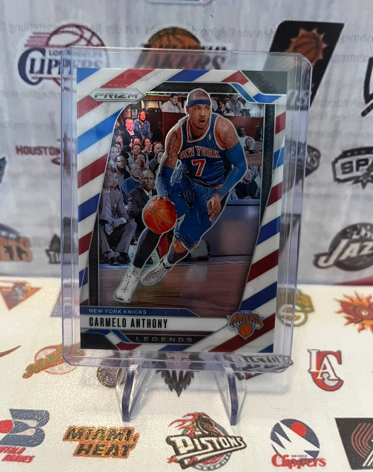 Panini 2024-25 Prizm Carmelo Anthony #285 Knicks Legends Red White & Blue - Bild 1 von 2