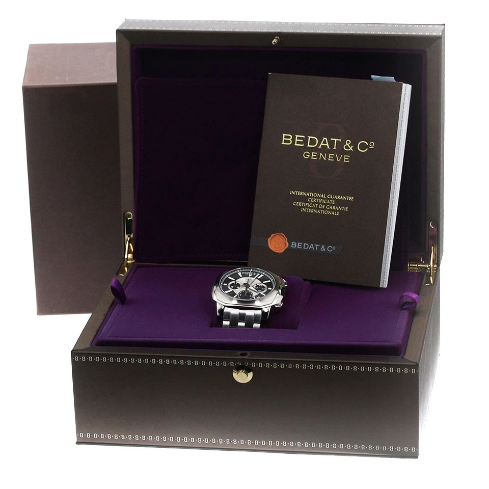 Relógio masculino automático data cronógrafo BEDAT&Co N0.8 B867.011.311B_897379 - Imagem 2 de 4