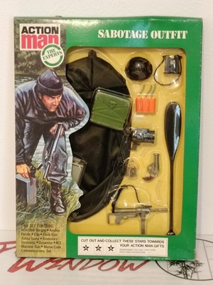 Rare find Vintage Palitoy ACTION MAN The Experts SABOTAGE Outfit in Box
