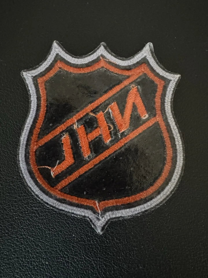 PARCHE BORDADO VINTAGE RETRO CON LOGOTIPO DE LA LIGA NACIONAL DE HOCKEY DE LA NHL NUEVO-ANTIGUO STOCK Foto 3 de 4