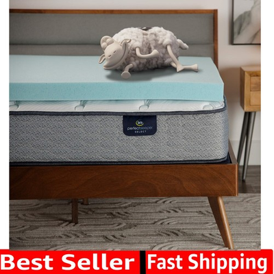 #ad ThermaGel Cooling Pressure Relieving Memory Foam Mattress Topper 3 Inch Qu... $157.69