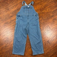 Hisea Overalls Mens 48 Denim Carpenter Bib Stretch Casual Workwear Outdoors
