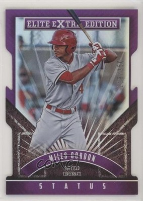 2015 Panini Elite Extra Edition Status Purple Die-Cut /150 Miles Gordon #116 s3g