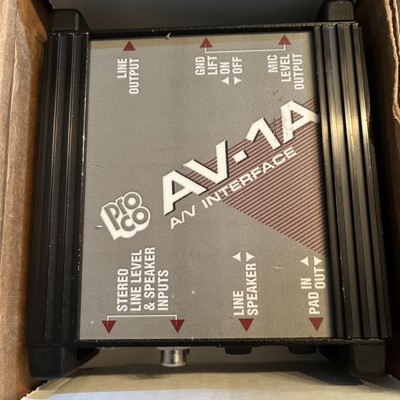ProCo AV-1 A/v Interface