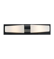 Moderne Wandleuchten 2X40W/E14 IP44 Weiß Schwarz