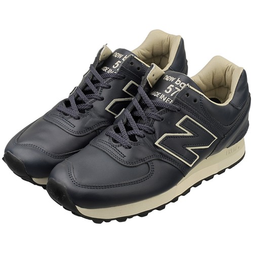 New Balance 576 Made In England Mens Sneakers in Navy - Picture 8 of 8