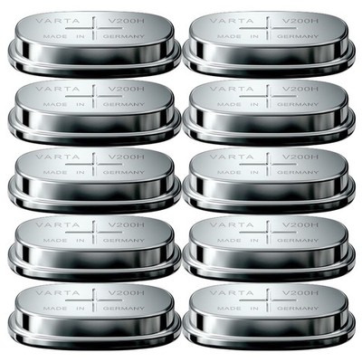 VARTA 10pc V200H 1.2V 200mAh Battery 55620101501 Vehicle Tracking, Car Alarm
