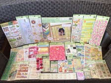 HUGE K & COMPANY SCRAPBOOK LOT~~Paper-Stickers-Borders-Tags & More~ NEW