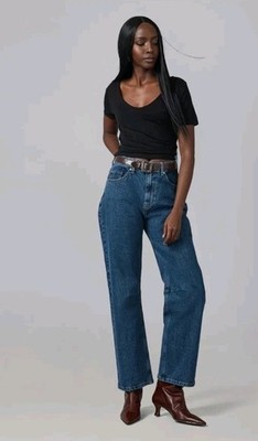 Lola Denim Dylan-CSB High Rise Barrel Jeans, Size 29