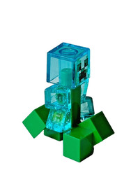LEGO Charged Creeper Minifigure Minecraft Rare  MIN 052