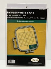 Baby Lock Embroidery Hoop & Grid 4” X 4” Item EF62