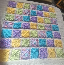 Baby Flannel Rag Quilt 30 X 30