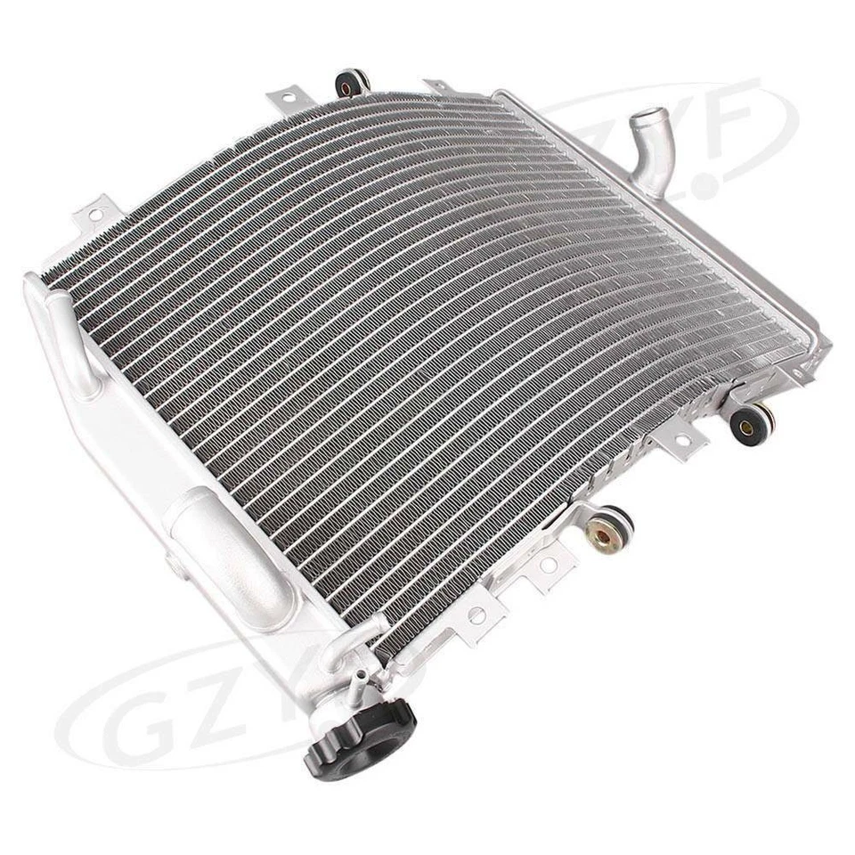 Motor de aluminio plateado de refrigeración del radiador apto para Kawasaki Ninja ZX10R 2004 2005 Foto 4 de 4