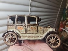 Antique 5" Cast Iron Model T Toy Car By Arcade Or Hubley