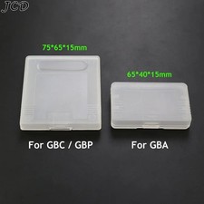 10PCS Clear Game Cartridge Cases for Game Boy GBC GBA GBP Protective Storage