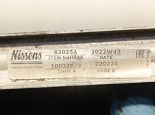 Radiateur Opel VIVARO