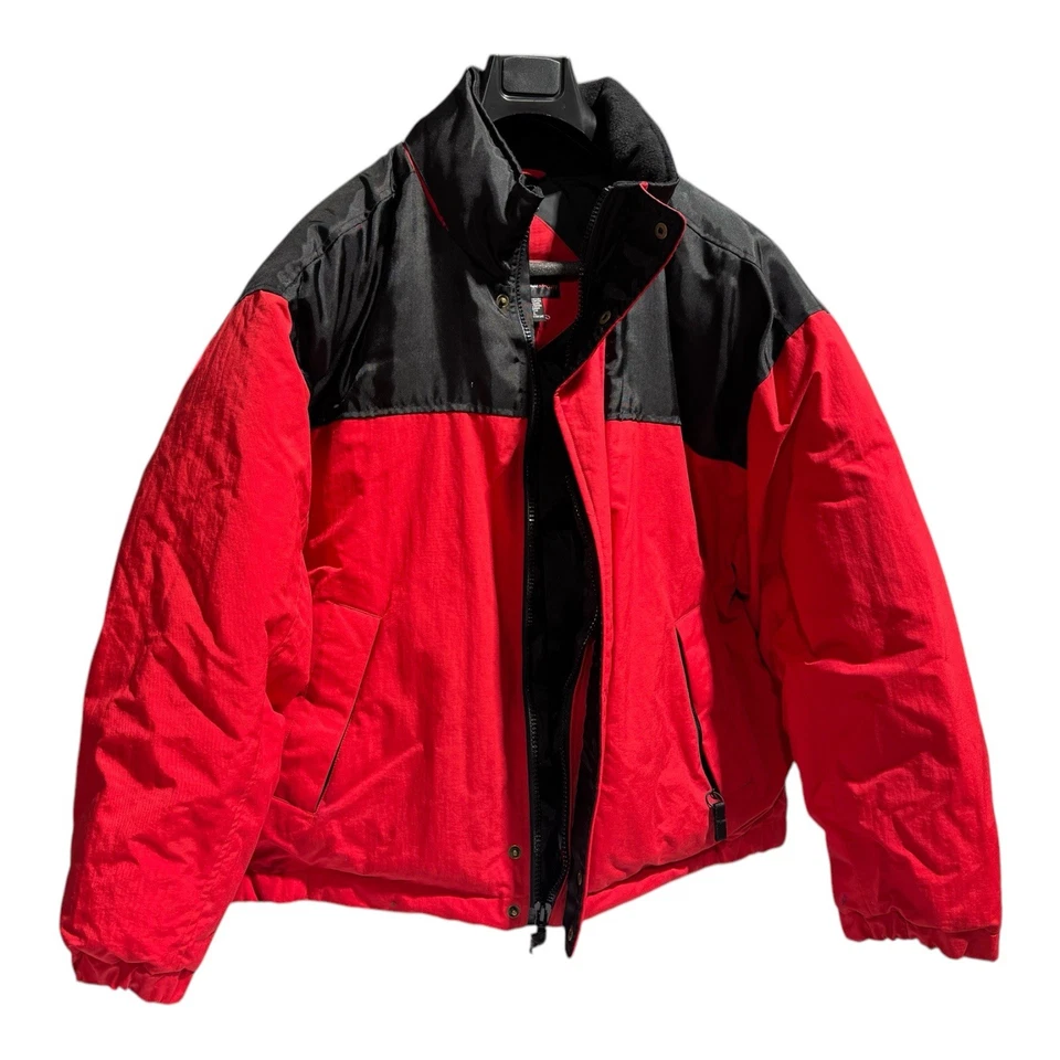 Men's Field Gear Sport Jacket Full Zip Windbreaker Size XXL  RED/BLACK  RN 17730 - Image 4 of 4