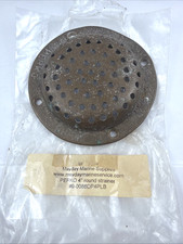 Perko 4" Round Bronze Strainer Made In The Usa 0086DP4PLB