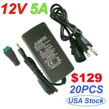 AC To DC 12V 5A Switch Power Supply Adapter Transformer for LED Strip Light