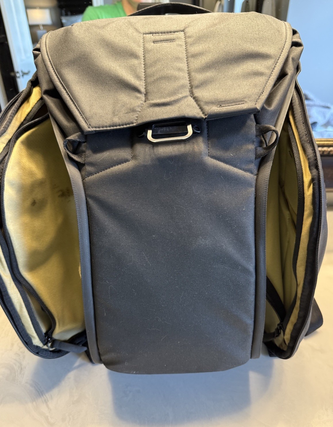 20l Black Beige Backpack Camera Bag