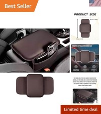 Universal Fit Leather Arm Rest Pad With Built-in Storage - Easy Installation Universal Fit Leather Arm Rest Pad With Built-in Storage - Easy Installation