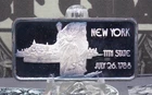 *HAMILTON MINT* 1oz .999 Silver Bullion *NEW YORK* 11th State Art Bar ECC&C, Inc