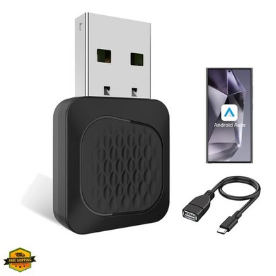 Wireless Android Auto Adapter, Smallest Mini Edition, Converts Wired to Wirel...