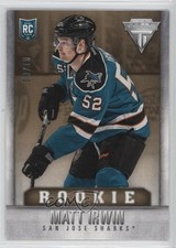 2013-14 Panini Titanium Rookie Retail Gold 9/10 Matt Irwin #146 2d8