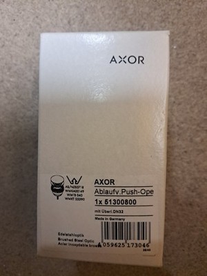 Axor Ablaufv. Push-Open 51300800 mit Überlauf DN32
