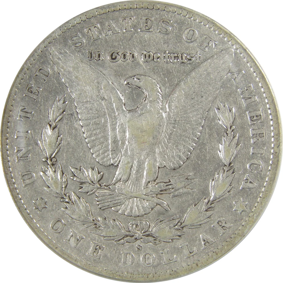 1902 年 S 版摩根元 VF 25 细节 ANACS 银 $1 硬币 SKU:I21681 — 第 4/4 张图片