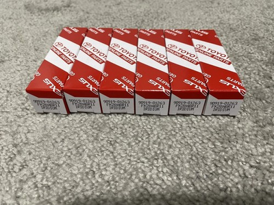 #ad 6X NEW Toyota Lexus Iridium Spark Plug Set of 6 Genuine OEM 90919 01263 FK20HR11 $48.99