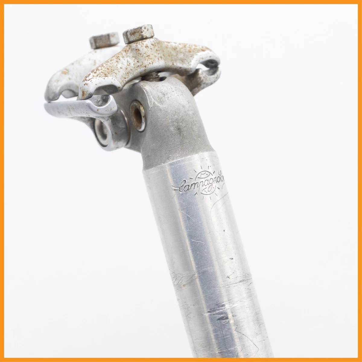 Tige De Selle Vélo Vintage Reynolds Aluminium Bombé - 27,2 Mm, Années 1950 (5")