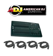 American DJ Scene Setter Dmx 24Ch Dimmer Par Can Wash Controller 4 Dmx Cables