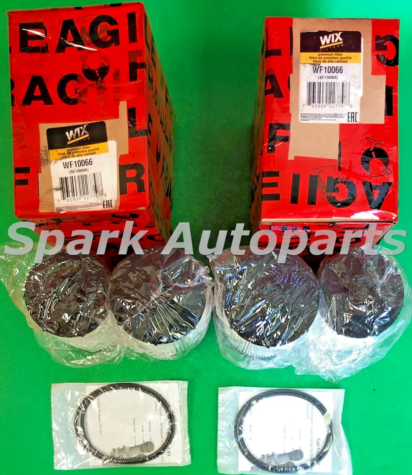 Lot of 2 Fuel Filter WIX WF10066 For INTERNATIONAL HARVESTER, IC CORPORATION Foto 3 de 3