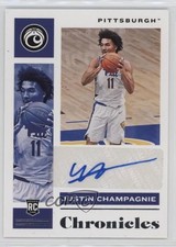 2021 Panini Chronicles Draft Picks Rookie Signatures Justin Champagnie Auto 1hr4