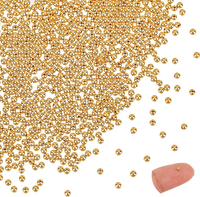 Unicraftale 600 StüCk 2Mm 18 Karat Vergoldete Runde Perlen Glatte Abstandsperlen
