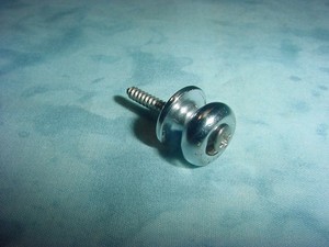 Vintage Teisco Strap Button with Mounting Screw / Original Part