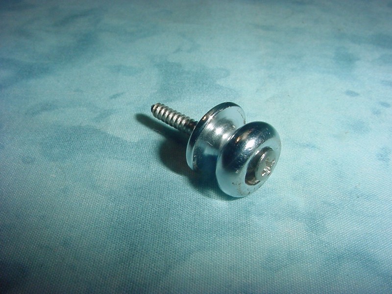 Vintage Teisco Strap Button with Mounting Screw / Original Part