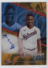 2021 Bowman's Best of Gold Lava Refractor 21/75 Armando Cruz #B21-AC Auto 0jz3