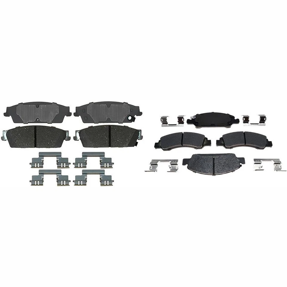 Pastillas de freno delanteras traseras para GMC Sierra 1500 AWD 4,3 L 2008 2009 2010 2011 2012 2013 Foto 2 de 4