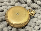 pocket watch WALTHAM SEASIDE engraved hunter case c 1896  7j  0s ESSEX 14 K 25 Y