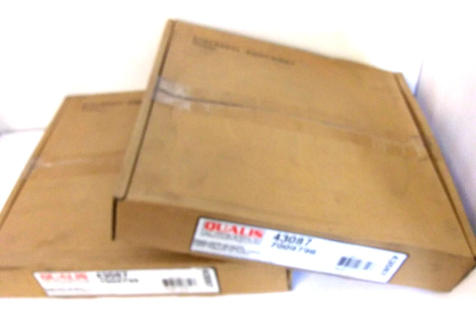 Juego de 2 rotores delanteros de acero Qualis 43087 para Dodge Charger 06 18 20 y más NUEVO Foto 2 de 4