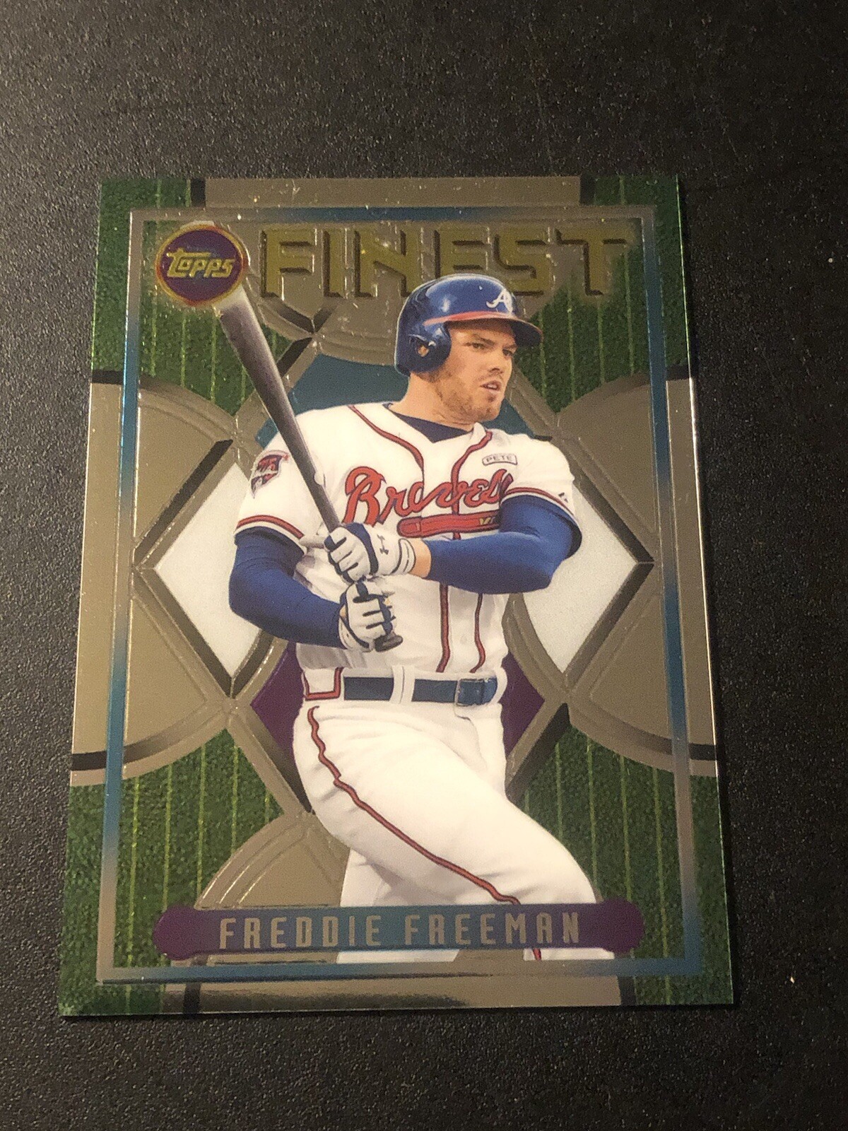2015 Topps Finest 1995 Finest Design Freddie Freeman #94F-08