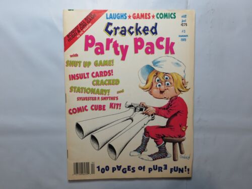 PACK FÊTE CRACKED Magazine 1989 été #3 : righs games comics 7p - Photo 1 sur 1