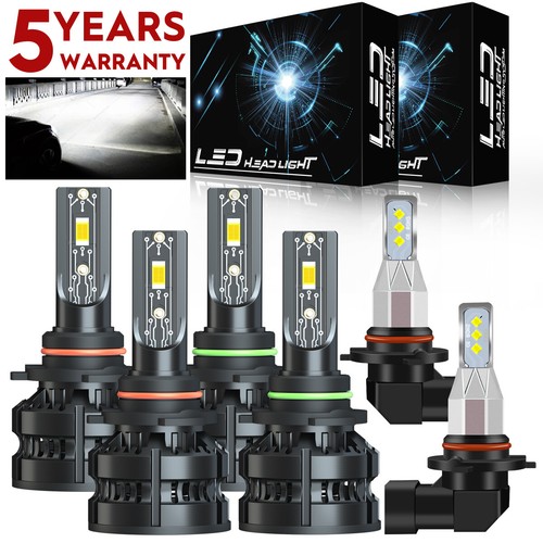 For Ford Explorer 2002 2003 2004 2005 Combo LED Headlights Fog Light Bulbs Z8QC - 第 1/20 張圖片