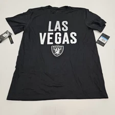 Las Vegas Raiders NFL Black Nike Dri-Fit T-Shirt Medium New With Tags