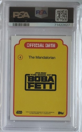 2022 Star Wars The Mandalorian NYCC Star Files #4 PSA 10 - Picture 2 of 2
