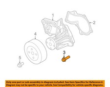 FORD OEM 11-18 Fiesta 1.6L-L4-Water Pump Bolt W713043S437